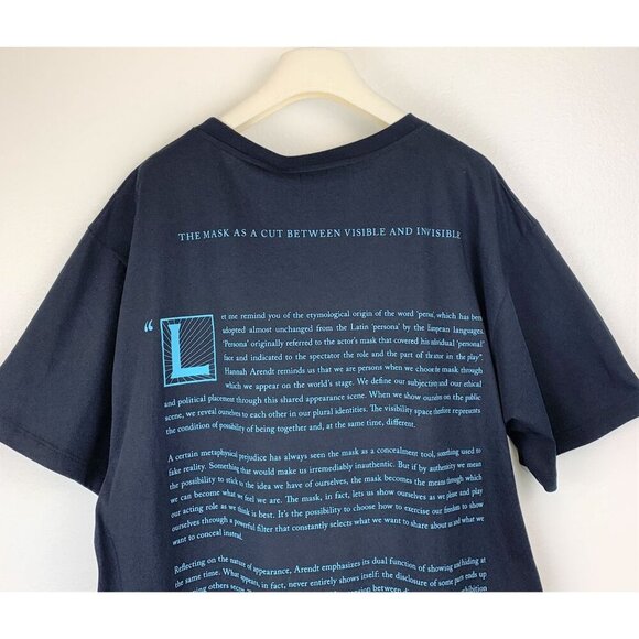 NWT Gucci Manifesto Mask Print Oversized Cotton T-Shirt In Black Size L - Picture 10 of 16